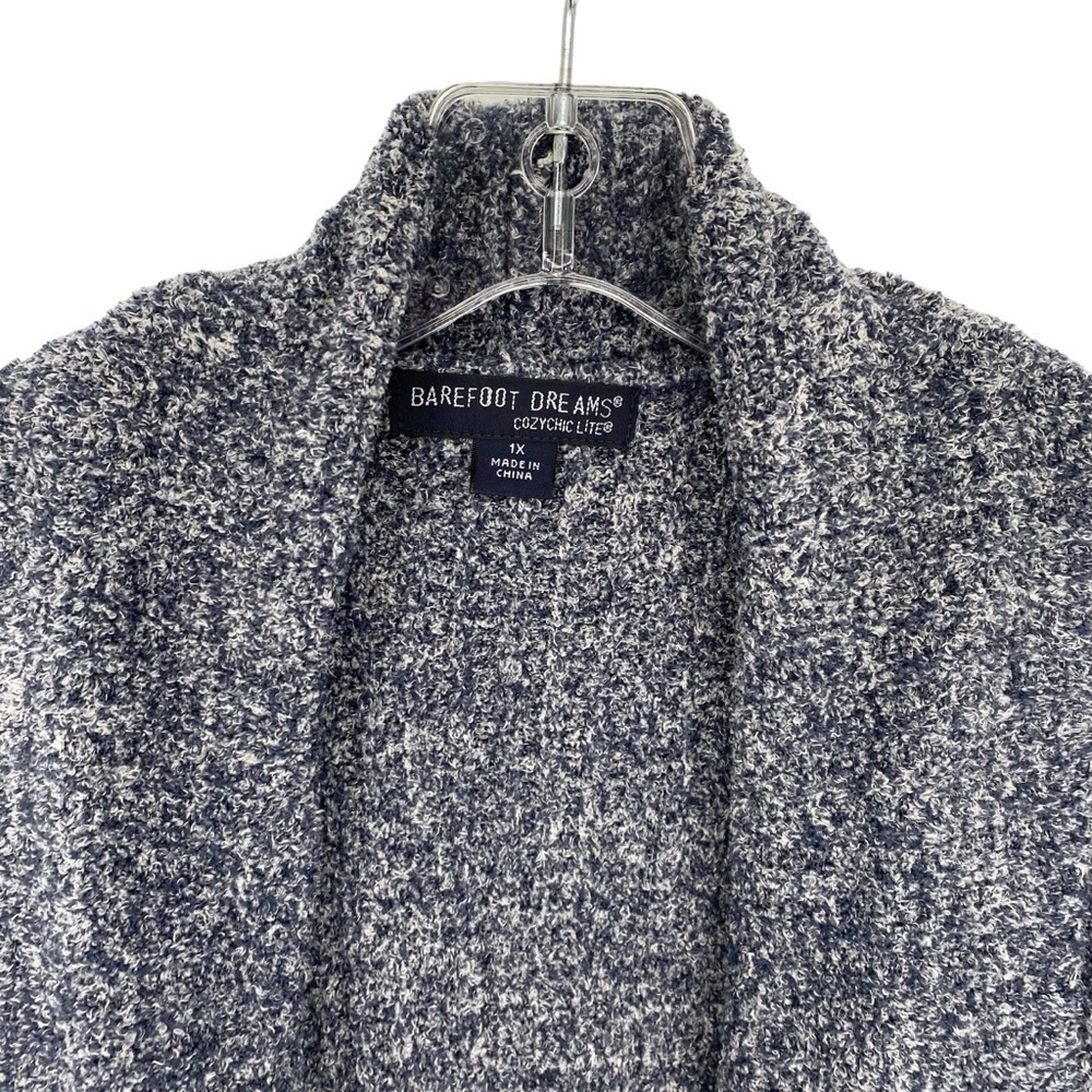 Barefoot Dreams Cozychic Lite Montecito Open Front Cardigan Sweater - Picture 7 of 13